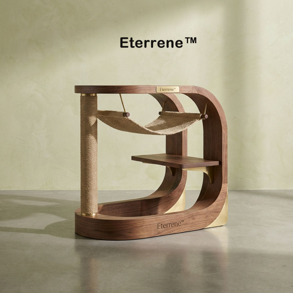 Eterrene™ LunaLounge™ Designer Cat Tree A Modern Retreat for Curious Cats