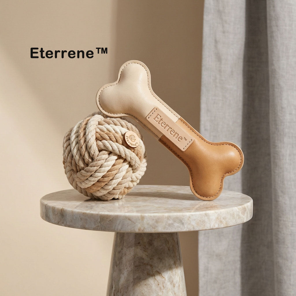 Eterrene™ DuoPlay™ Dog Toy Set  Two toys. Endless play. Happy dogs.